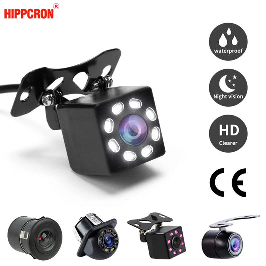 Hippcron Reverse Camera Rearview Car Infrared Night Vision For Parking CCD Waterproof HD Universal 170 Degree Auto Reversing