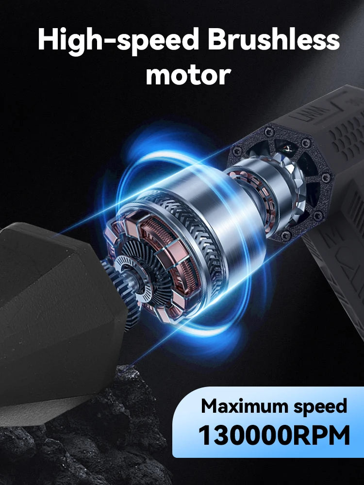 130000RPM Powerful Snow Blower High-speed Duct Fan Mini Turbo Jet Fan Handheld Brushless Motor Electric Air Blower Car Dryer