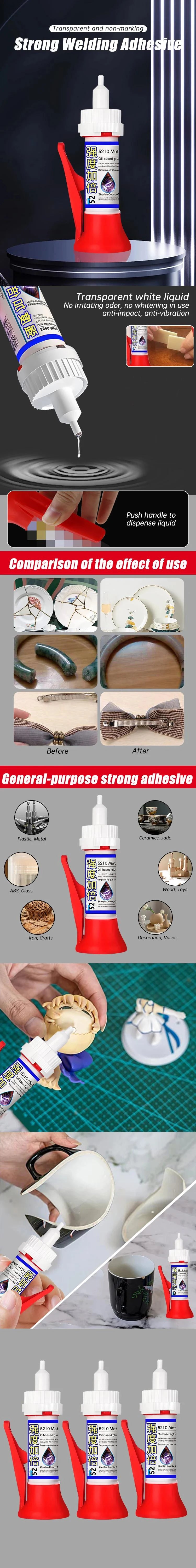 50g Strong Welding Adhesive Powerful Repair Adhesive Universal Glue Quick-drying Sealer Tiles Fix Sealant Metal Welding Glue