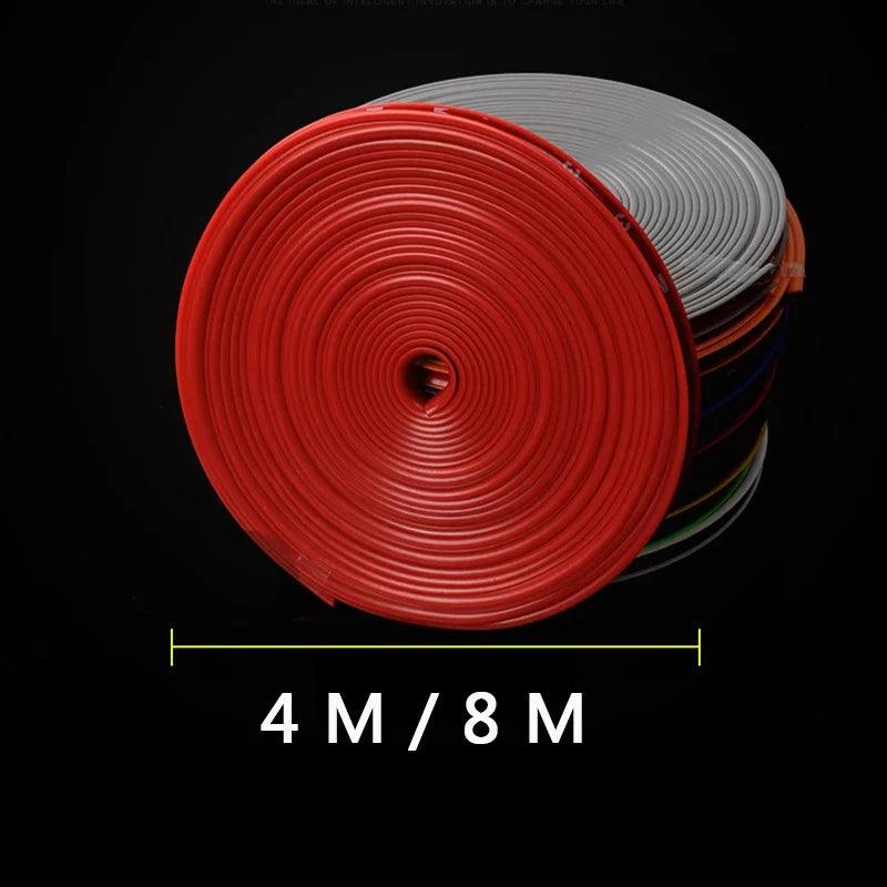 8M Universal Car Rim Protect Strip Wheel Edge Protector Car Wheel Sticker Tire Protection Care Covers Car Styling