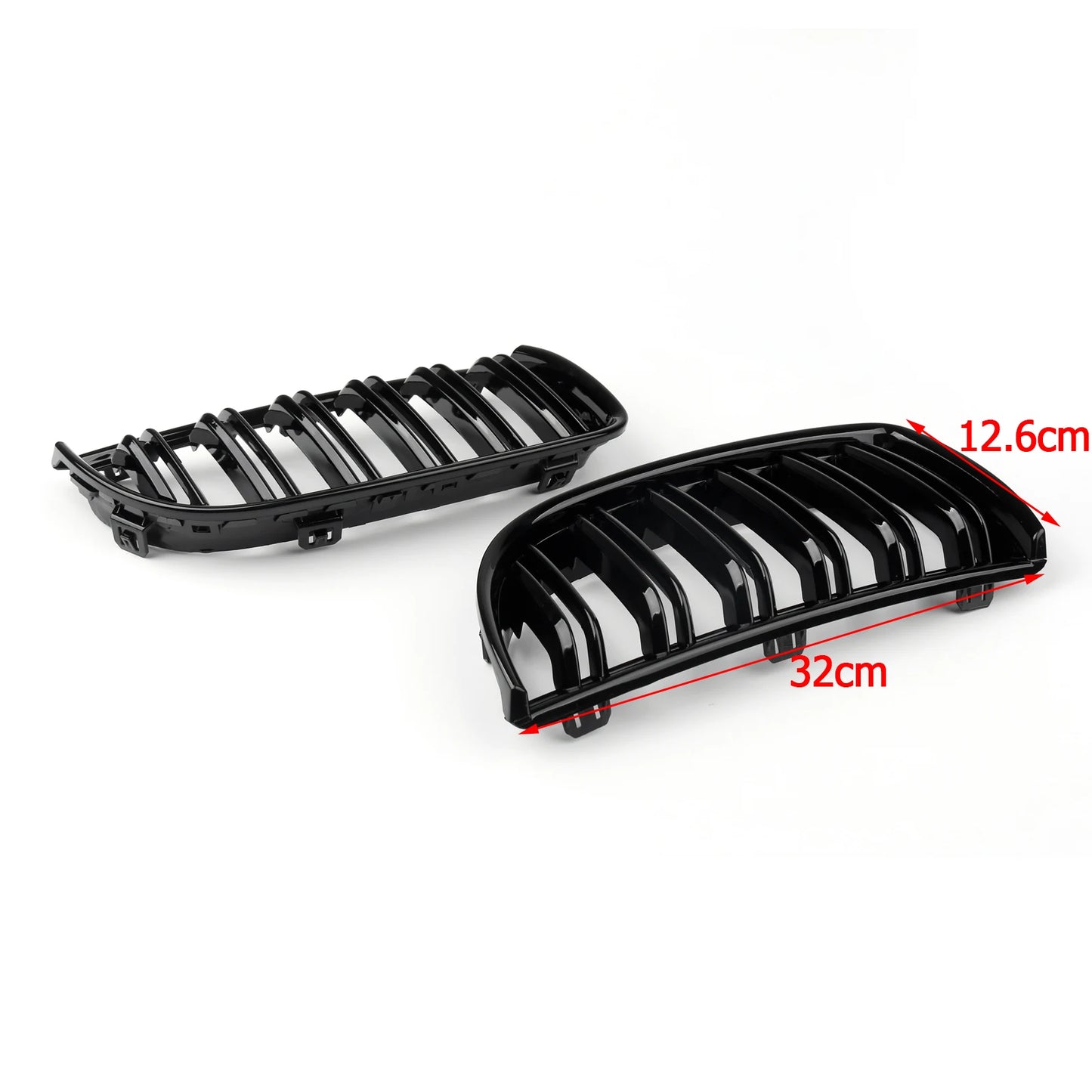 Car Front Gloss Balck Grills Grille Sports Diamond for BMW  E90 E91 Tuning 3 Series 2005-2012 LCI PreLCI